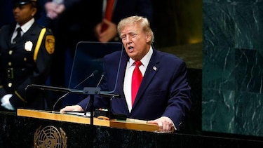 3 afirmaciones que Trump realizó ante la Asamblea General de la ONU, verificadas por la BBC