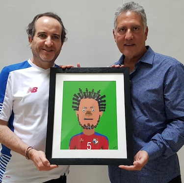 Reconocido caricaturista se inspira en el panameño Román Torres