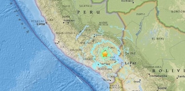 Sismo de magnitud 6.3 remece el sur de Perú