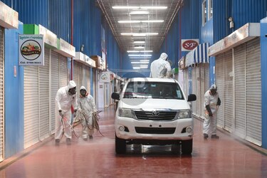 Realizan limpieza en Merca Panamá tras casos de Covid-19