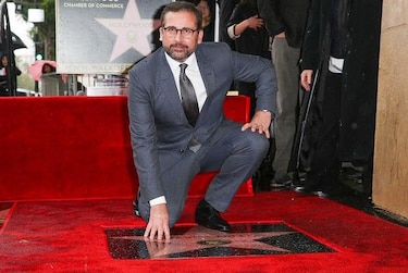 Steve Carell recibe su estrella en el Hollywood Walk of Fame