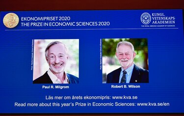 Estadounidenses Paul Milgrom y Robert Wilson ganan el Premio Nobel de Economía