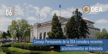 OEA celebra sesión extraordinaria por Venezuela tras la captura de Nicolás Maduro