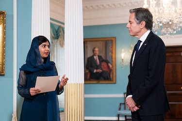 Malala Yousafzai pide mayor apoyo de Estados Unidos para niñas y mujeres en Afganistán