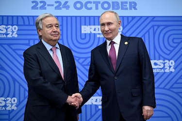 Guterres le reitera a Putin que invasión de Ucrania va contra carta de la ONU y pide la paz