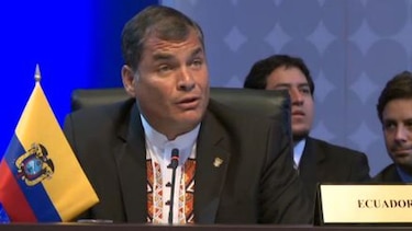 Rafael Correa dice que la prensa latinoamericana 'es mala'