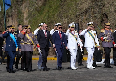 Noboa asegura que no se rendirá ante las mafias y promete un “Ecuador de paz y progreso”