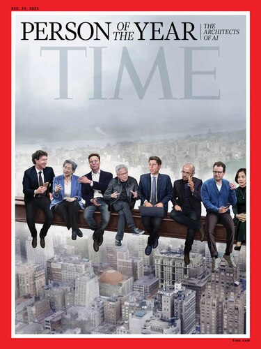 Quiénes son los ‘arquitectos de la IA’, elegidos Persona del Año por la revista Time
