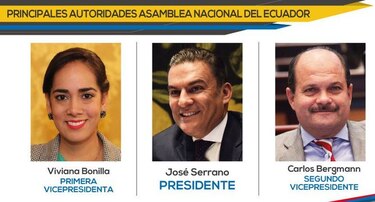 Congreso de Ecuador estará presidido por el oficialismo durante cuatro años
