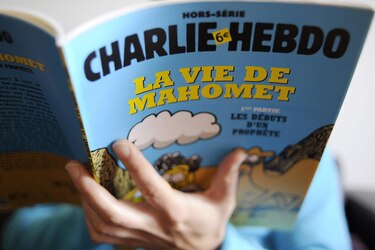 Protesta en la embajada francesa en Irán por las caricaturas de ‘Charlie Hebdo’