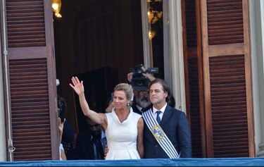 El presidente uruguayo Luis Lacalle y su esposa se separan