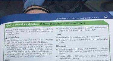 Editorial pide disculpas por material ofensivo en manual de enfermería