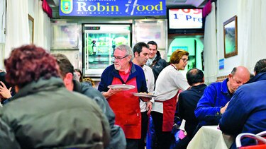Comida para los sin techo