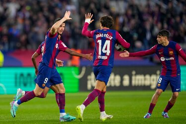 Lewandowski evita otro susto al Barcelona