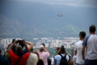Las imágenes del ejercicio militar de EU en Caracas autorizado por el gobierno de Venezuela