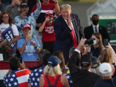 Trump en Florida y Georgia, dos estados clave que Biden podría arrebatarle
