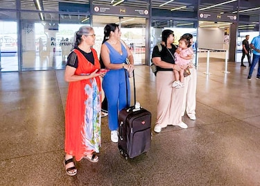 Tras ser liberadas en Cuba, panameñas llegaron a Panamá este sábado