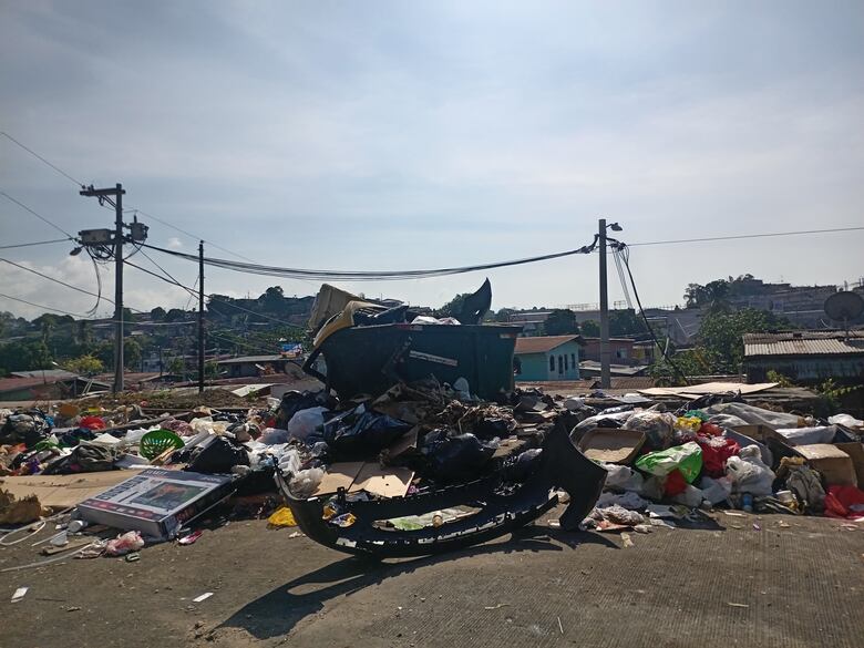 Persiste el problema de basura en San Miguelito; moradores ya no aguantan más la crisis