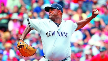 Sabathia blanquea a Boston