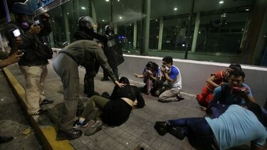 Los 93 detenidos durante las  protestas  irán a audiencia ante juez de paz después de fiestas patrias