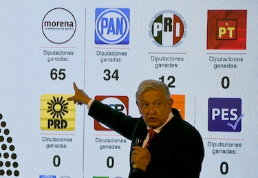 Presidente de México celebra mayoría de su coalición en la Cámara de Diputados tras comicios