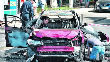 Atentado con bomba mata a un periodista en Ucrania