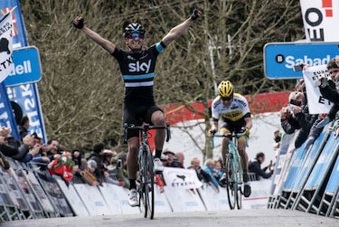 Mikel Landa se impone en segunda etapa de la Vuelta al País Vasco