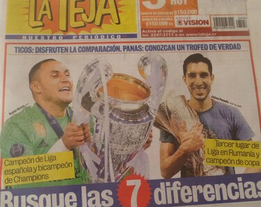 Medios ticos calientan el ambiente; comparan los logros de Keylor Navas y Jaime Penedo