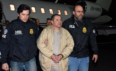 'El Chapo' Guzmán llega a Nueva York tras ser extraditado por México