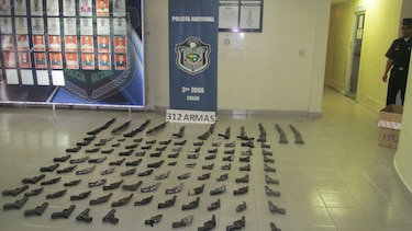 Policía decomisa 312 armas en la provincia de Colón