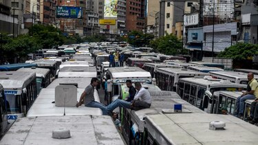 Venezuela: Protesta de conductores paralizó vasto sector de Caracas