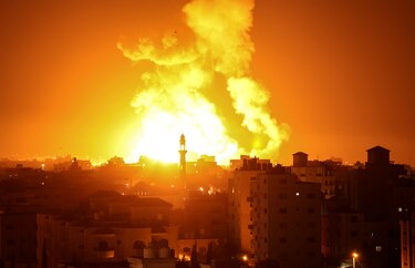 Ataques israelíes en Gaza tras disparos de cohetes