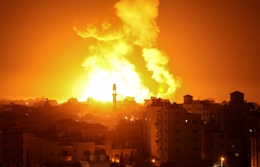 Ataques israelíes en Gaza tras disparos de cohetes