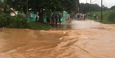 Al menos 143 viviendas afectadas por inundaciones en Panamá Oeste y Veraguas