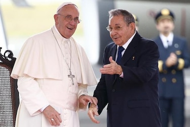 Papa Francisco pide a Cuba y EU avanzar en reconciliación