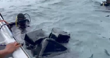 Ubican 65 paquetes con droga en el casco de un buque en un puerto de la costa atlántica