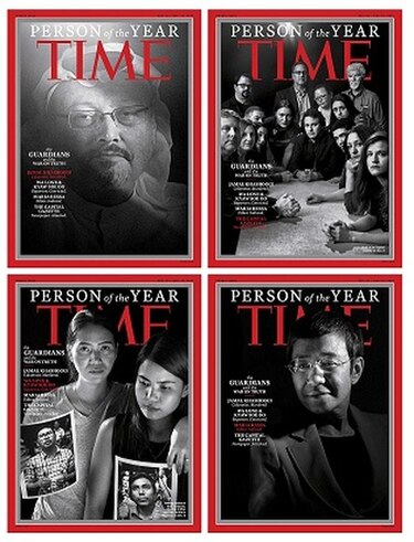 Khashoggi y otros periodistas, personalidades del año de la revista Time
