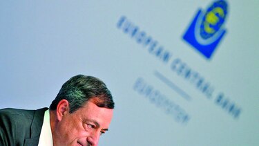 BCE baja ritmo de compra de bonos