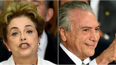 Suspendida Rousseff promete lucha; Temer pide unidad