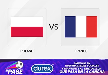Francia juega ante Polonia en la los octavos de final del Mundial