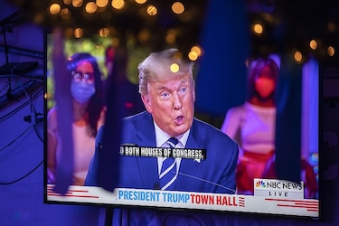 Duelo Trump-Biden a distancia por TV en una campaña otra vez alterada por el Covid-19