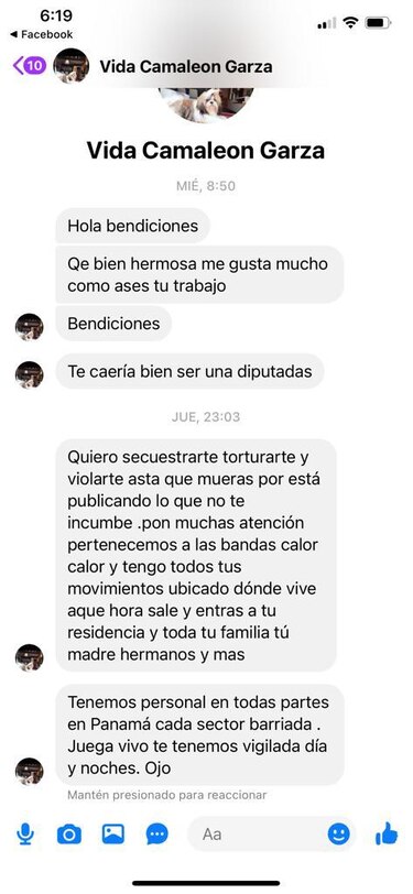 Tras recibir amenazas telefónicas, la periodista Flor Mizrachi presenta denuncia ante el Ministerio Público