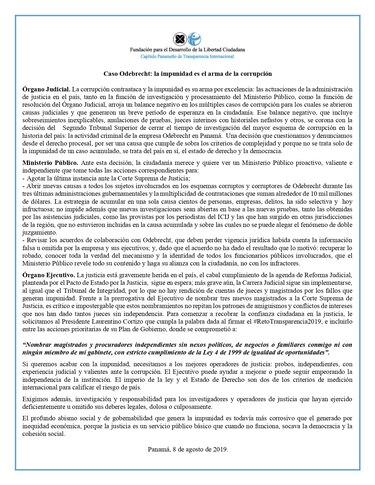 Transparencia Internacional tras fallo del caso Odebrecht: 'La impunidad es el arma de la corrupción'