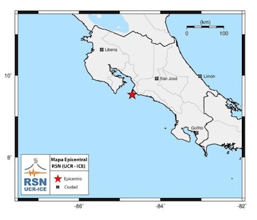 Fuerte temblor sacudió Costa Rica