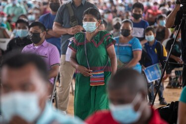 Cortizo anuncia barridos en la comarca Ngäbe Buglé, donde vacunarán a las personas a partir de los 12 años