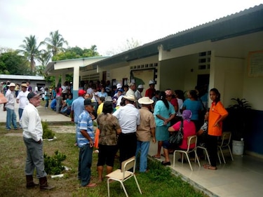 Concurrida votación en la provincia de Los Santos