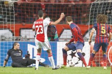Ajax frenó al Barça
