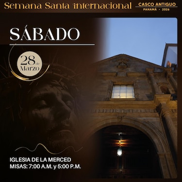 Conozca los horarios de misas y procesiones de Semana Santa 2026 en el Casco Antiguo