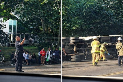 Accidente en el puente de las Américas: 29 personas lesionadas tras choque de buses