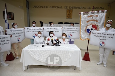 Gremio de enfermeras se suma a las acciones de protestas